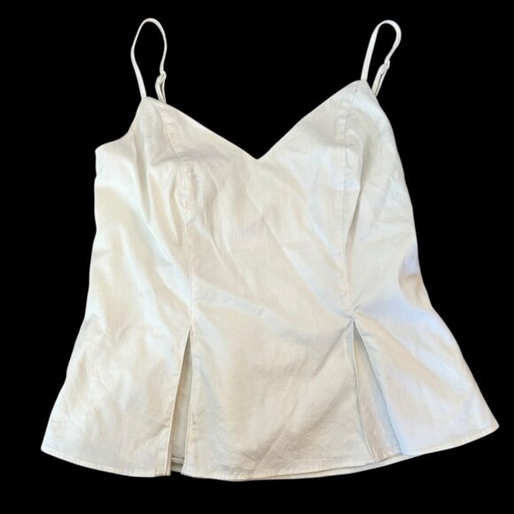 Elizabeth and James White Smocked Camisole XS - Picture 1 of 7